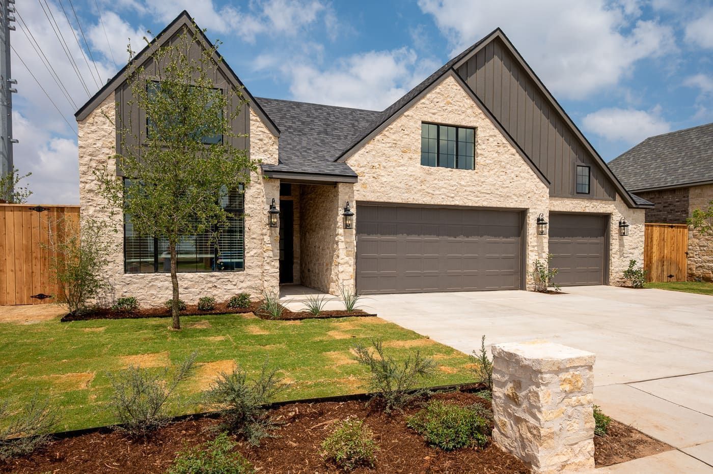 Oakview floor plan — Ventura Homes example, Lubbock TX